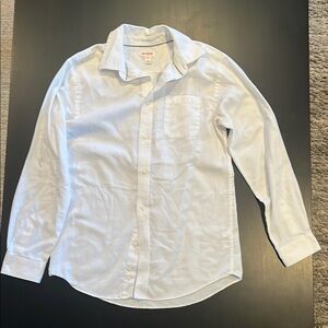 Cat & Jack White Casual Button Down Shirt